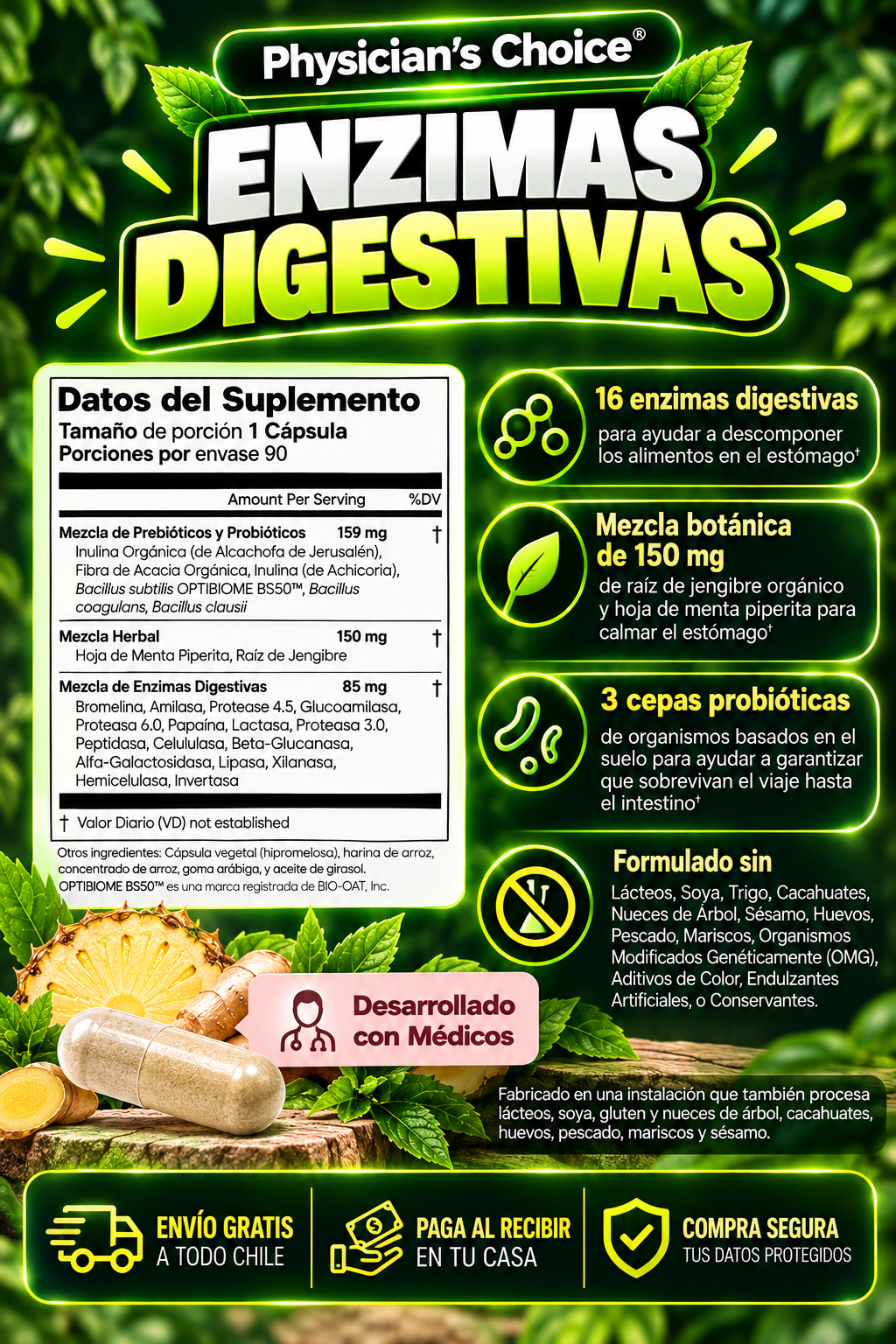 Digestive 4X™ — Fórmula completa para tu bienestar digestivo